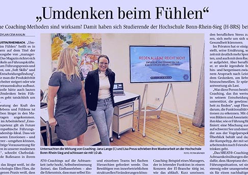 Umdenken beim Fühlen